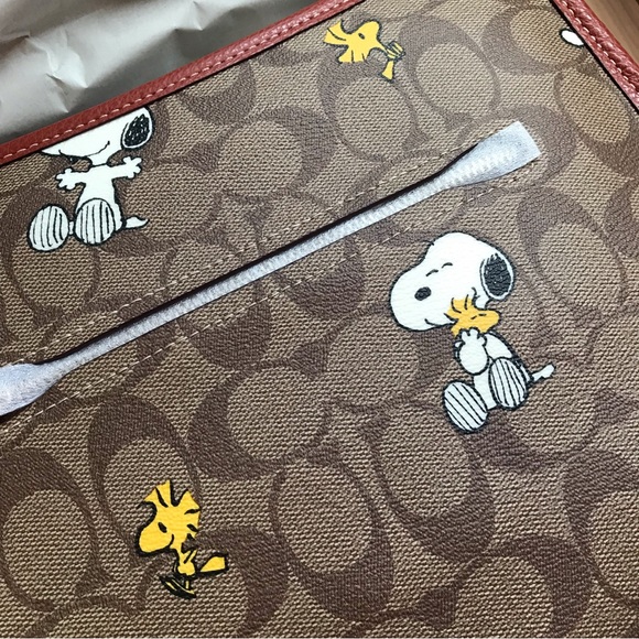 Coach Bags Coach X Peanuts Dempsey File Bag Signature Canvas With